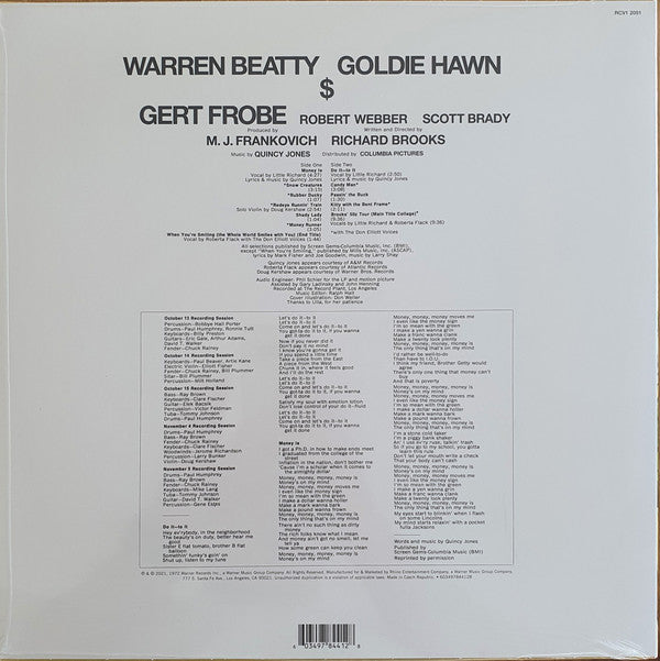 $ (Music From The Original Motion Picture Sound Track) | Mint (M) Mint (M) -T Vinyl Record