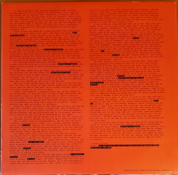 "Ring Spiel" Tour '95 (COLOR 2xVINYL) | Mint (M) Mint (M) -T Vinyl Record