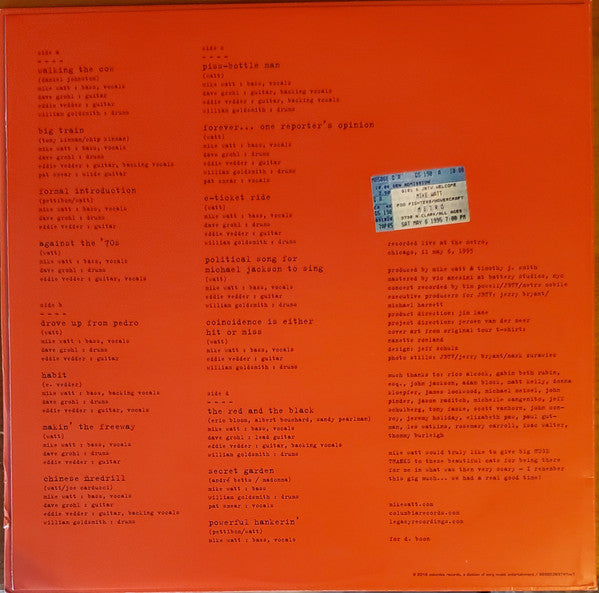 "Ring Spiel" Tour '95 (COLOR 2xVINYL) | Mint (M) Mint (M) -T Vinyl Record