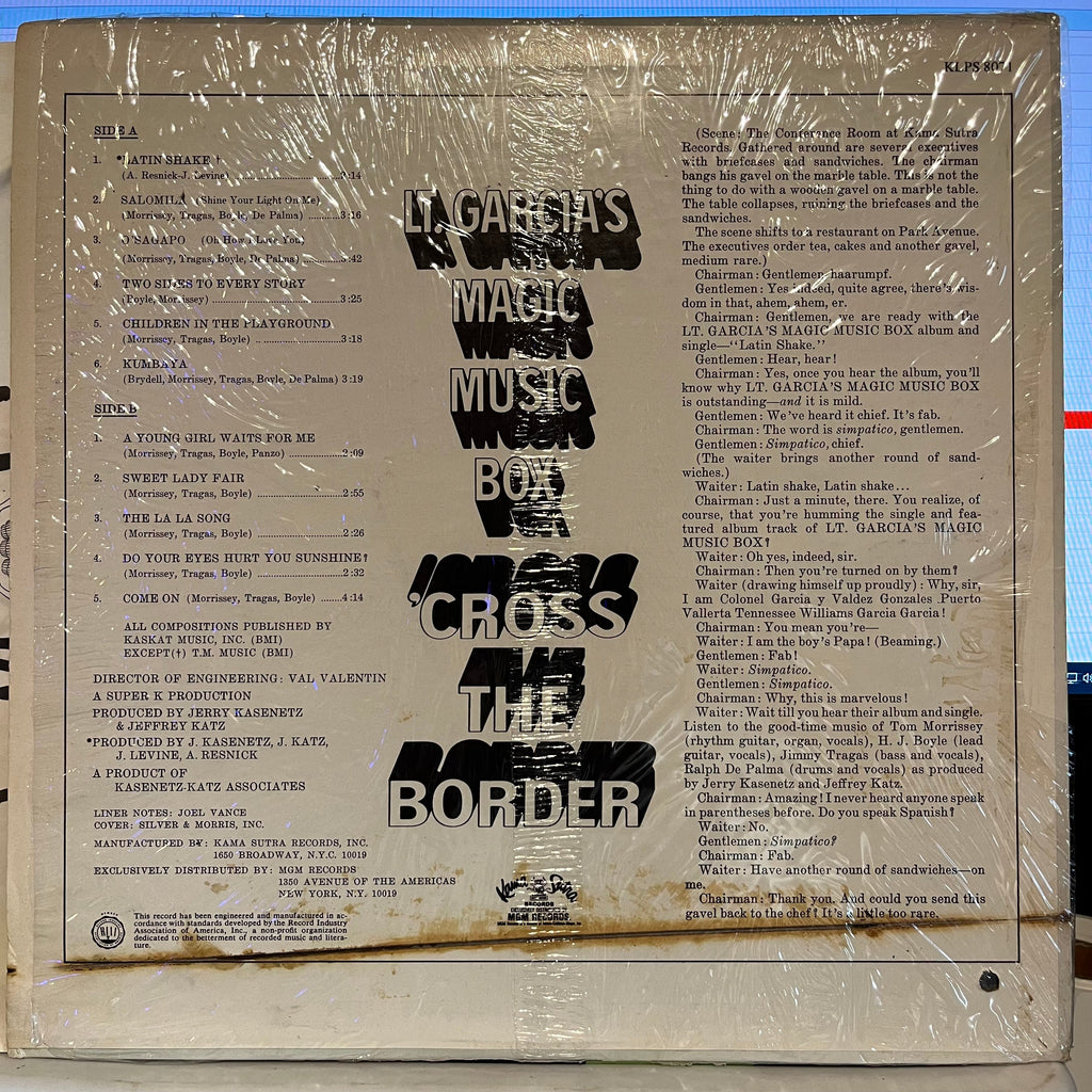 'Cross The Border | Excellent (EX) Very Good Plus (VG+) -T Vinyl Record