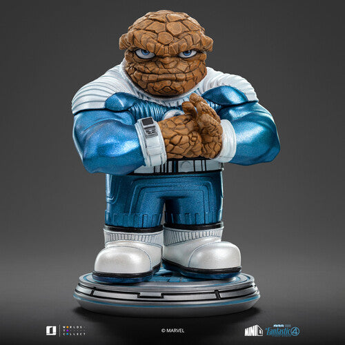 (PRE-ORDER 9/4/25) MiniCo Fantastic Four Metallic First Steps 4 Pack (Large Item, Statue, Collectible,) | -T Vinyl Record